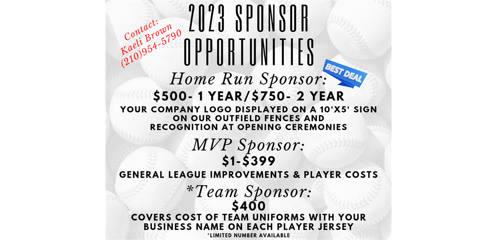 Sponsor Info